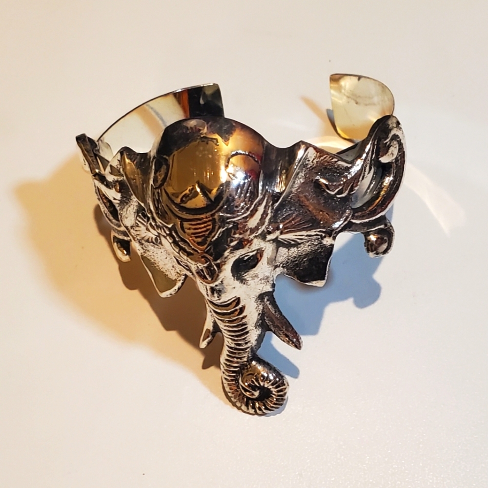 Elephant Trunk Love Cuff Bracelet